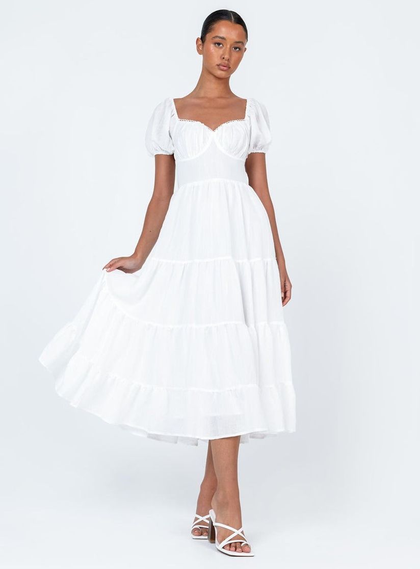20 White Midi Dresses For Sweaty Girl Summer - Brit + Co