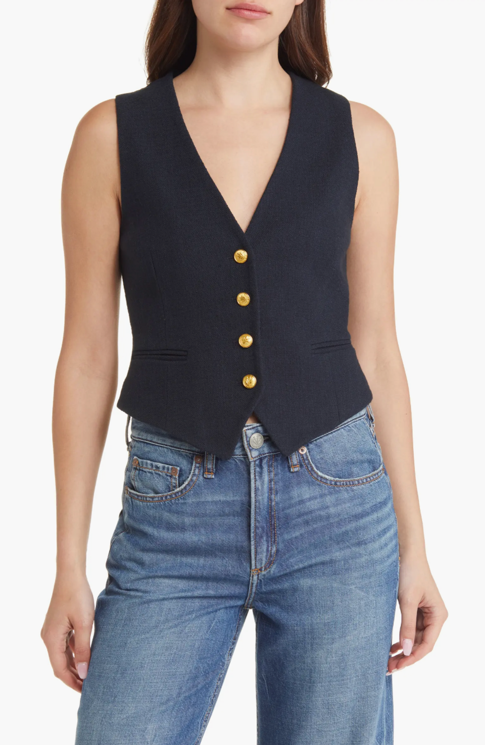 Rag & Bone Priya Cotton Blend Vest