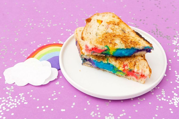 Rainbow Grilled Cheese Recipe