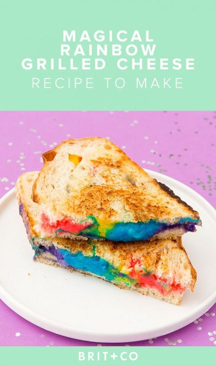 Rainbow Grilled Cheese Recipe