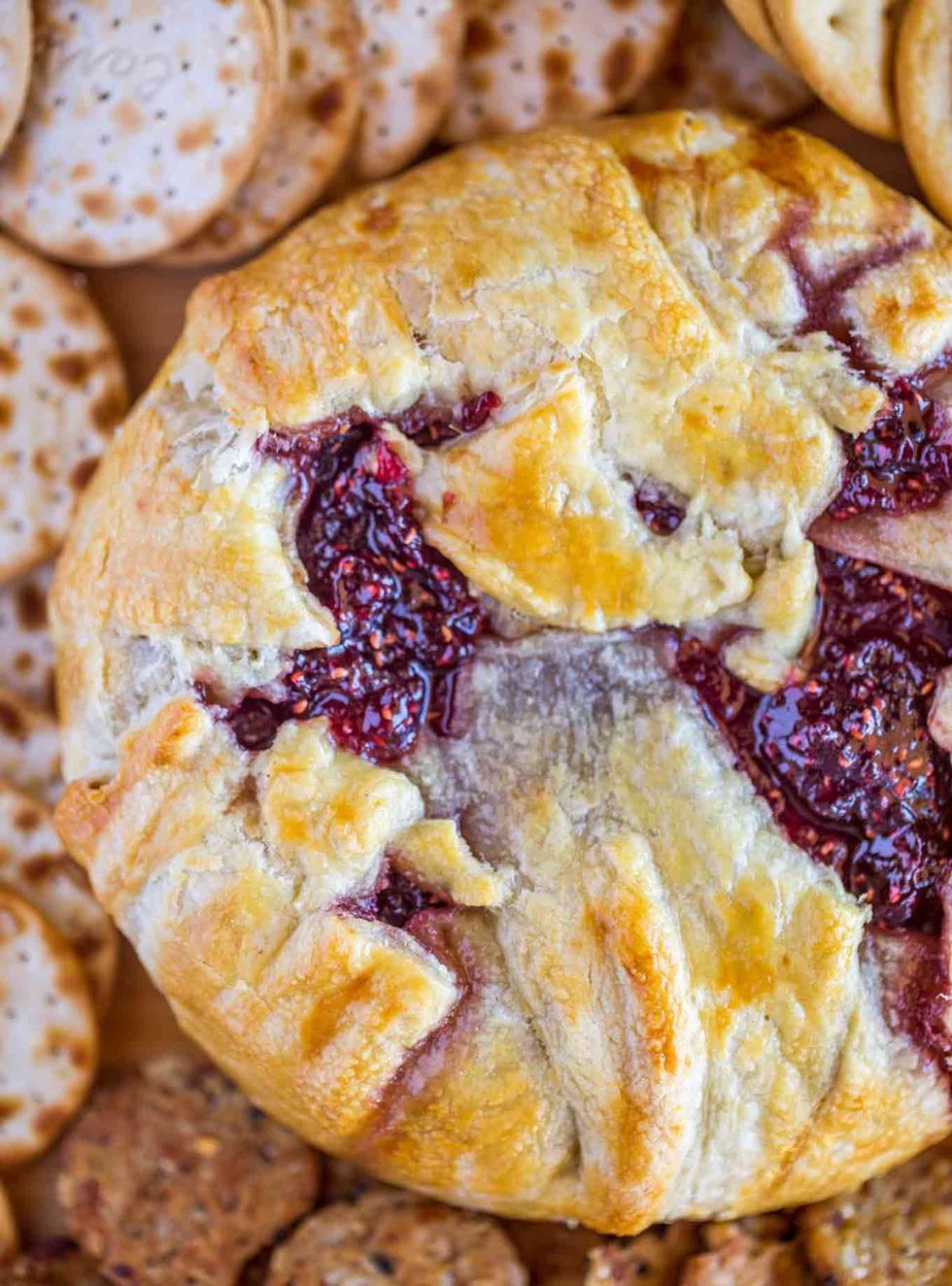 Raspberry Baked Brie