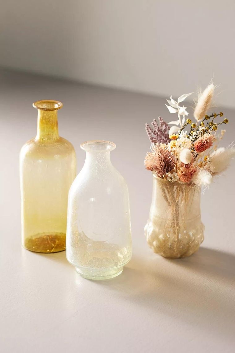 Monique Lhuillier Glass Bud Vases - Set of 3