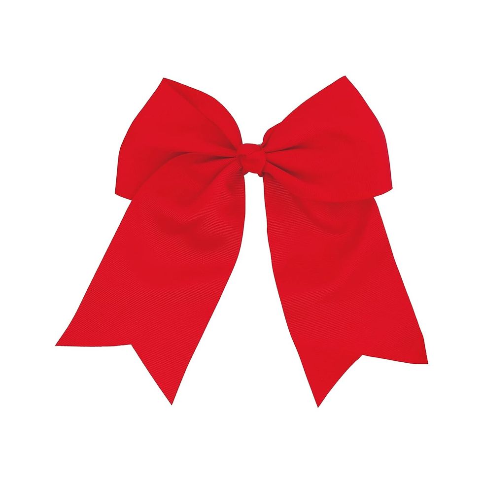 Red Jumbo Bow Clip