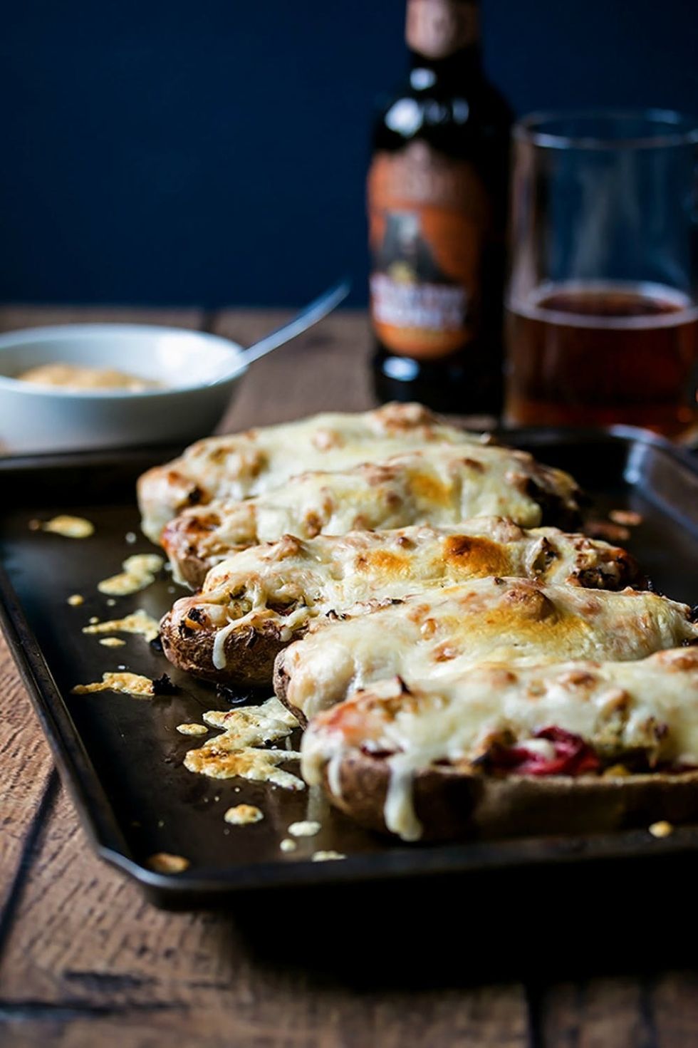 Reuben Stuffed Potato Skins