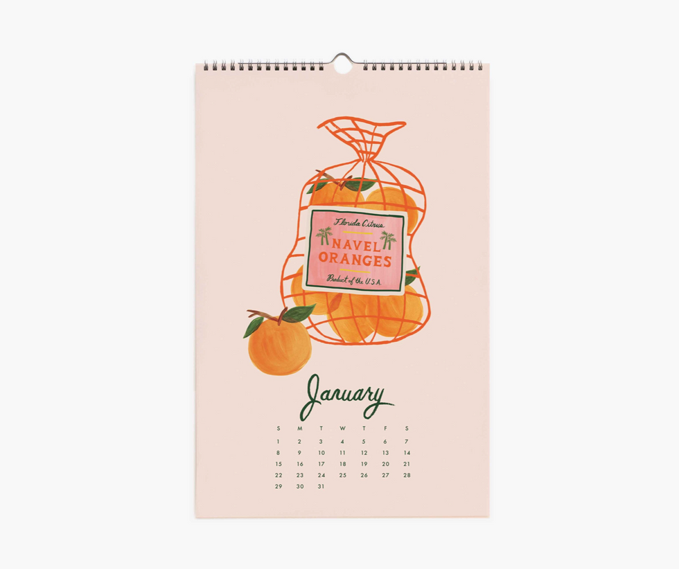 Rifle Paper Co. Fruit Stand Calendar