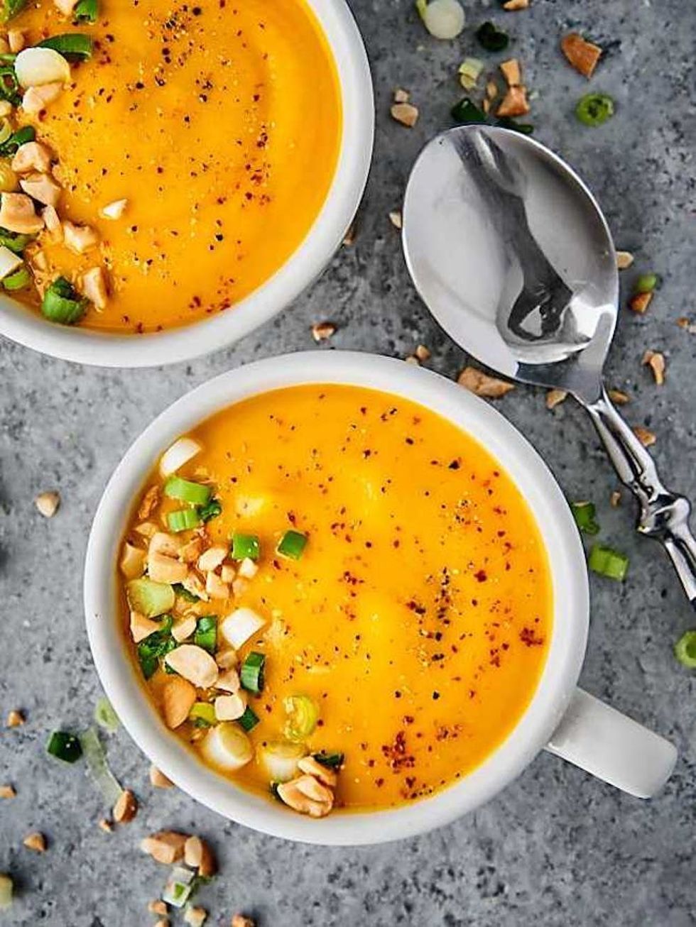 roasted carrot ginger soup