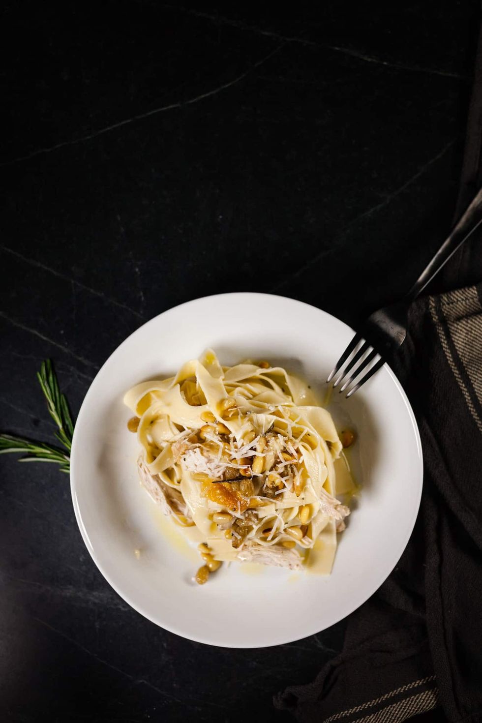 Roasted Chicken Tagliatelle