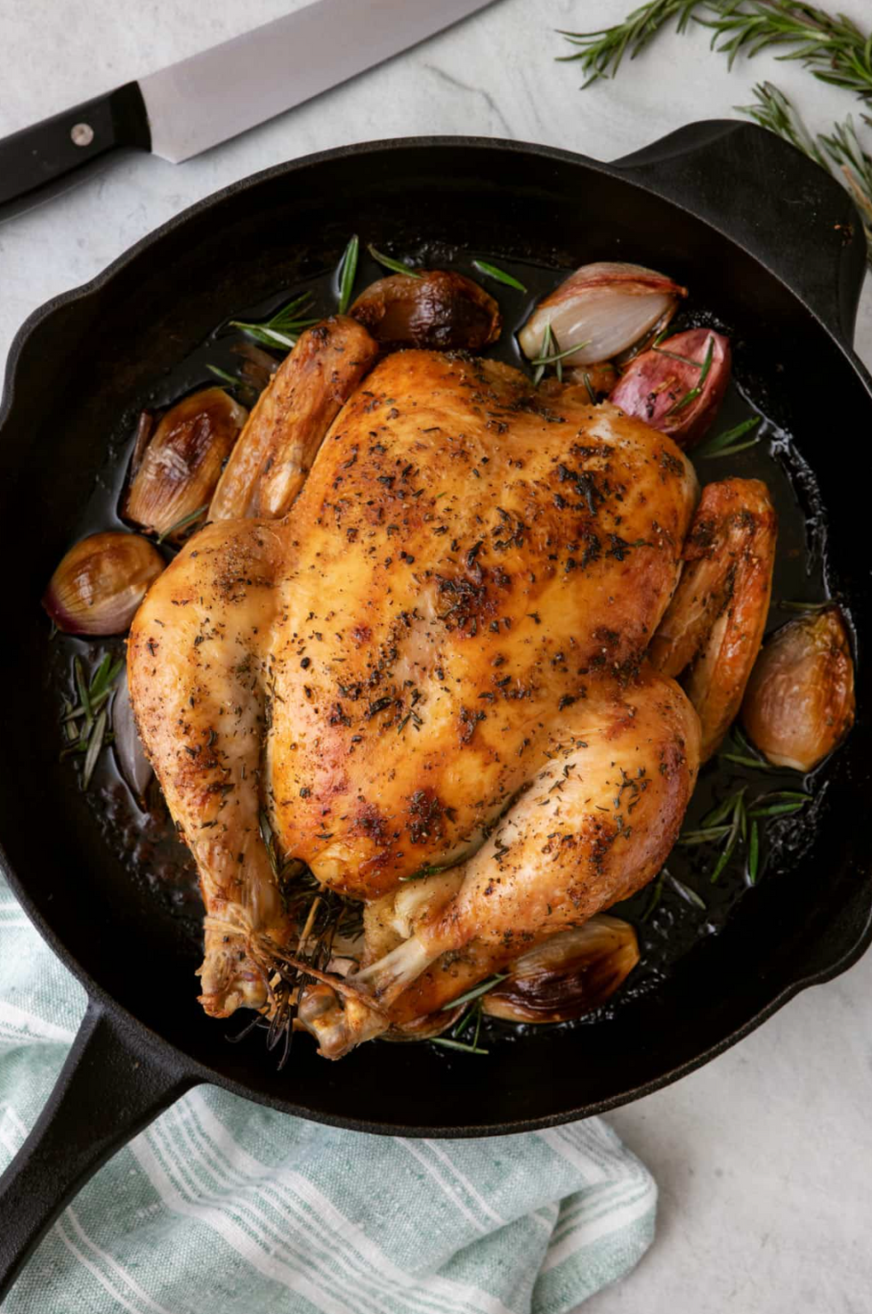 Rosemary Roasted Whole Chicken