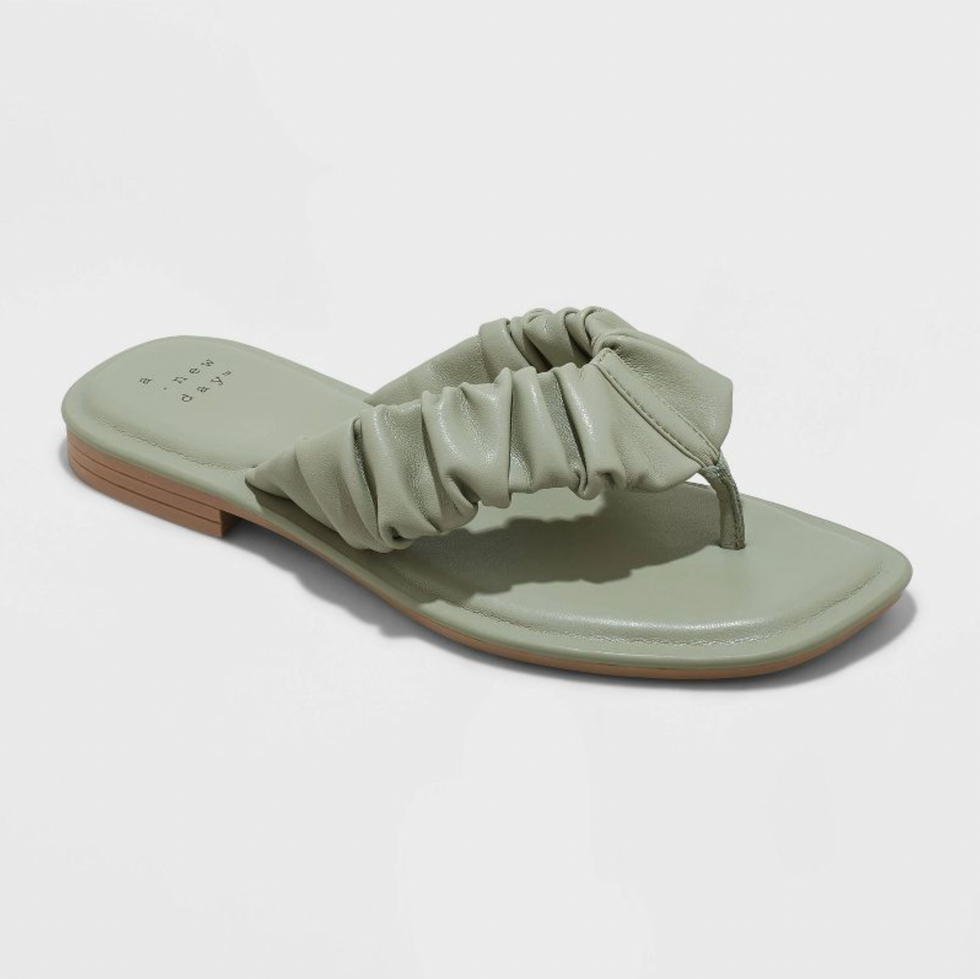 sage flip flops from target