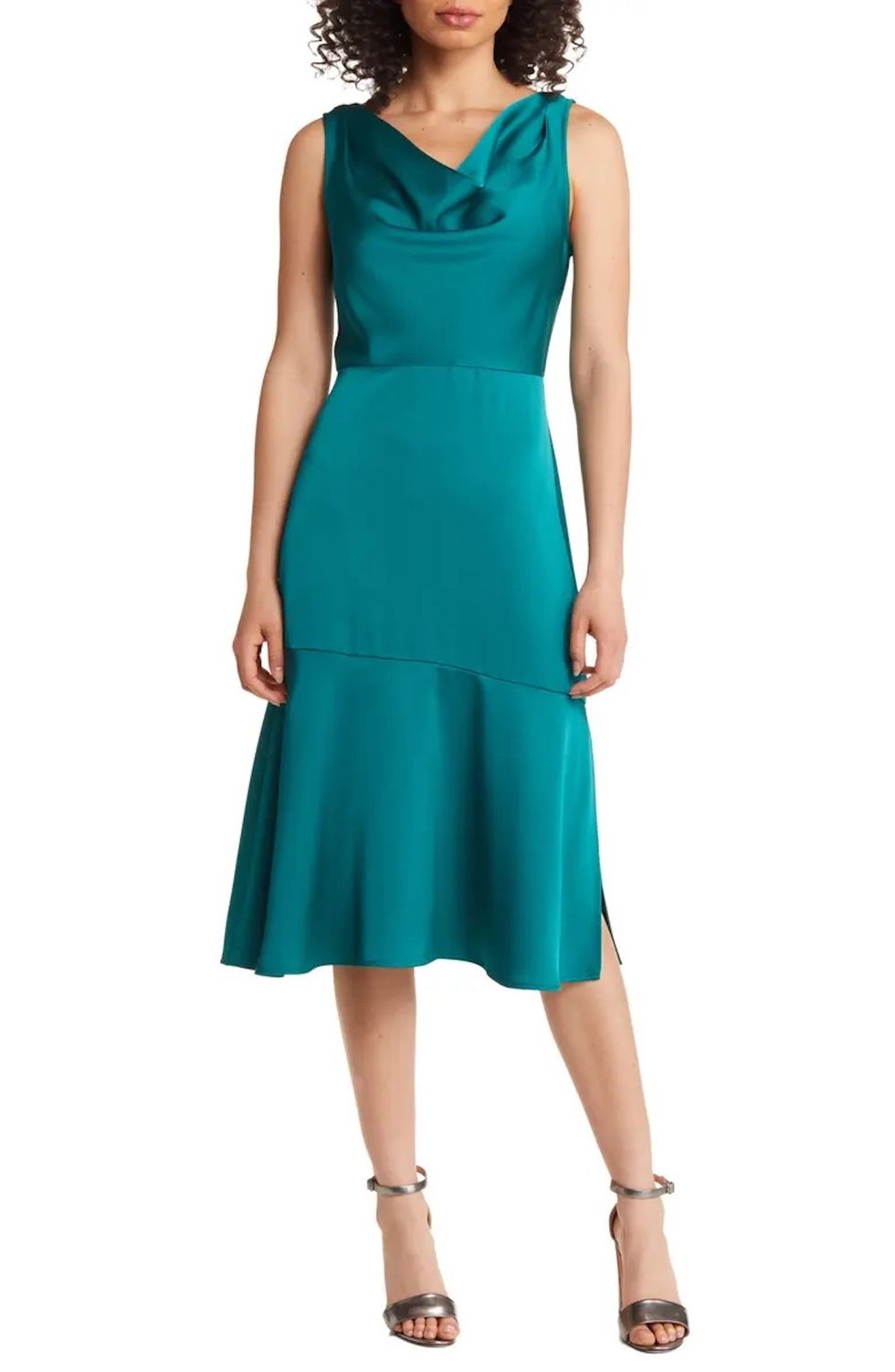 Sam Edelman Drape Neck Cocktail Dress