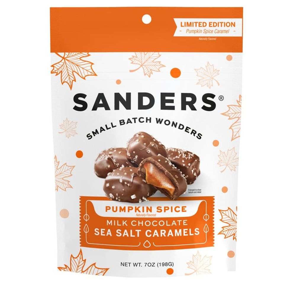 Sanders Milk Chocolate Pumpkin Spice Sea Salt Caramels