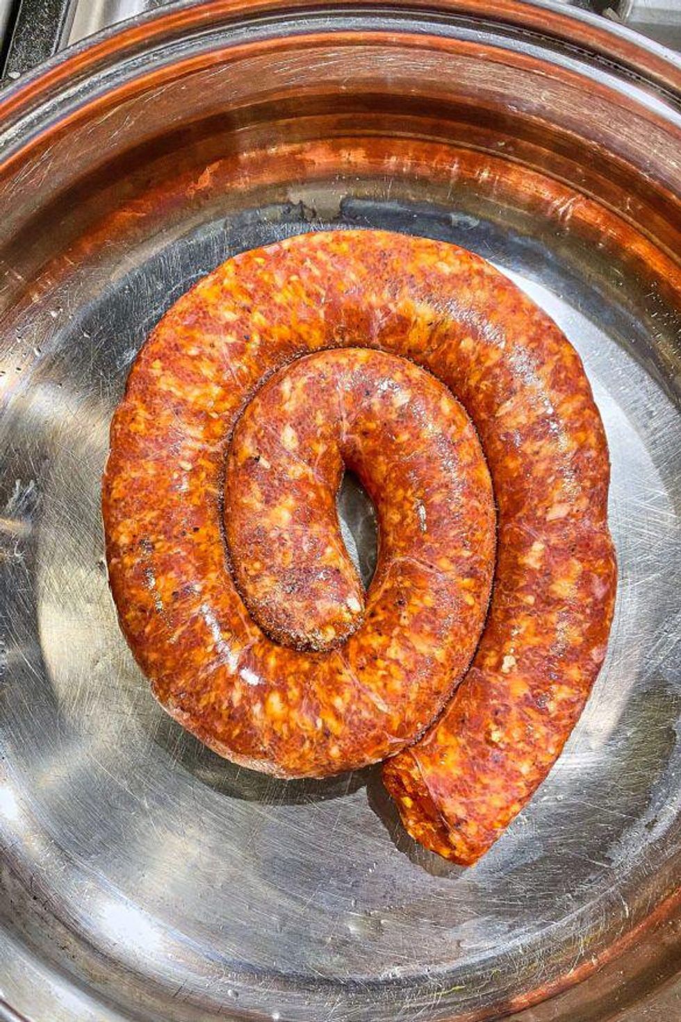 Sausage in pan