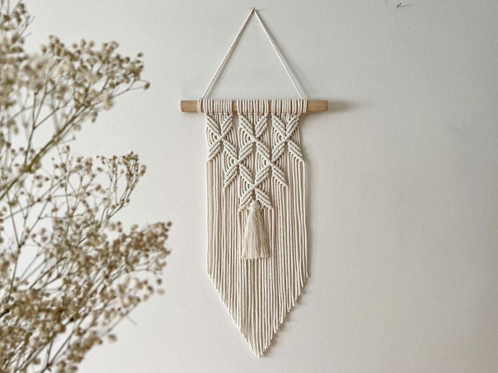 Scandinavian Style Macrame Decor Wall Hanging