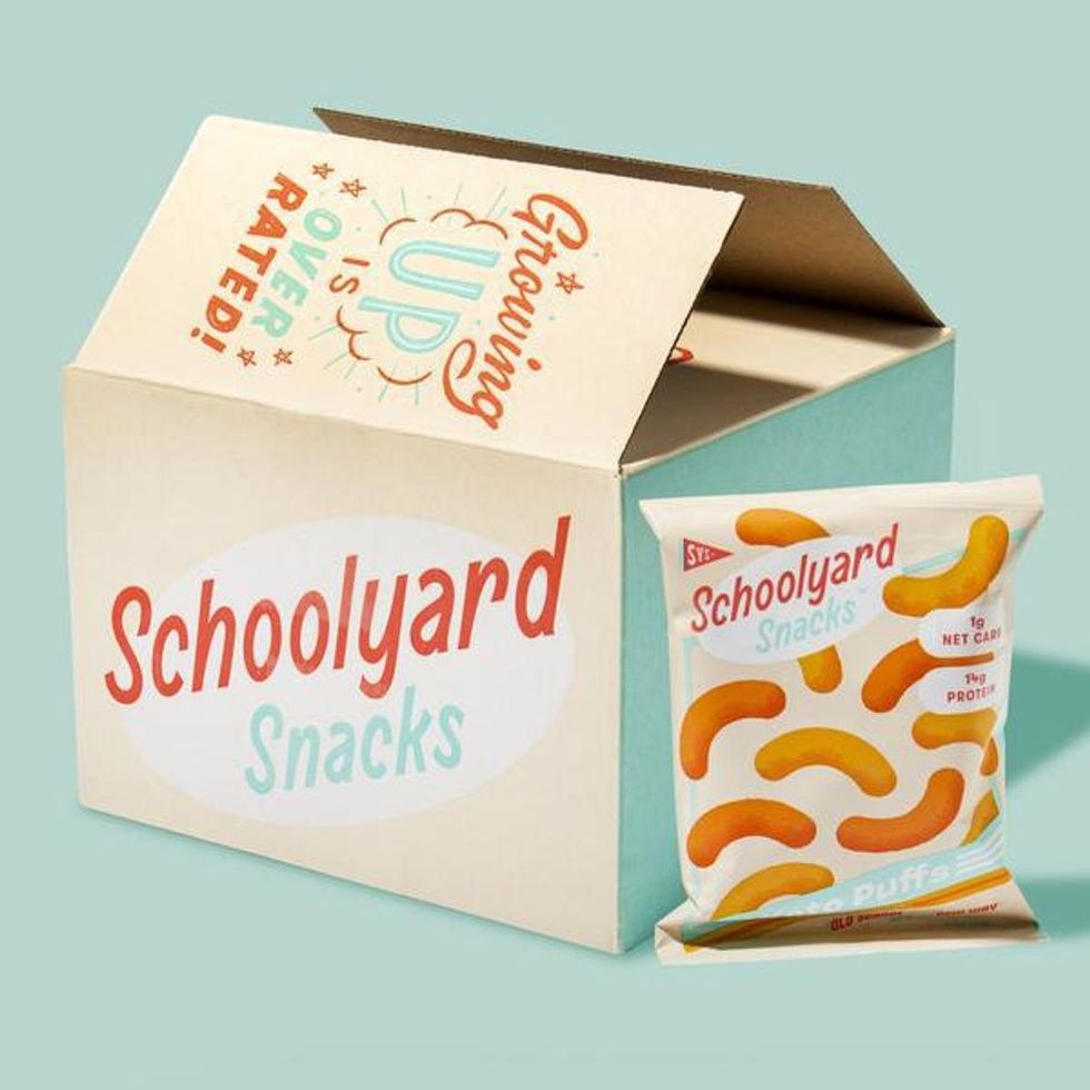 Schoolyard Snacks Keto Cheese Puffs