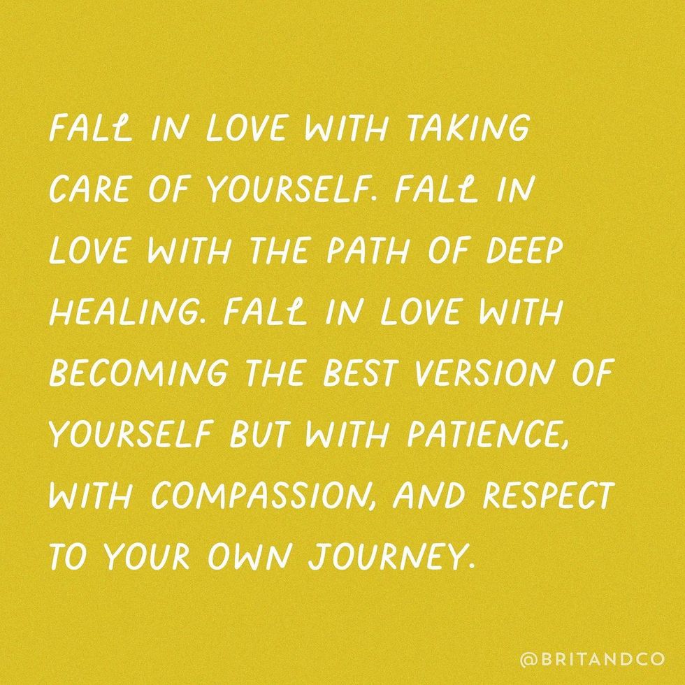 self-love quotes falling in love with taking care of yourself