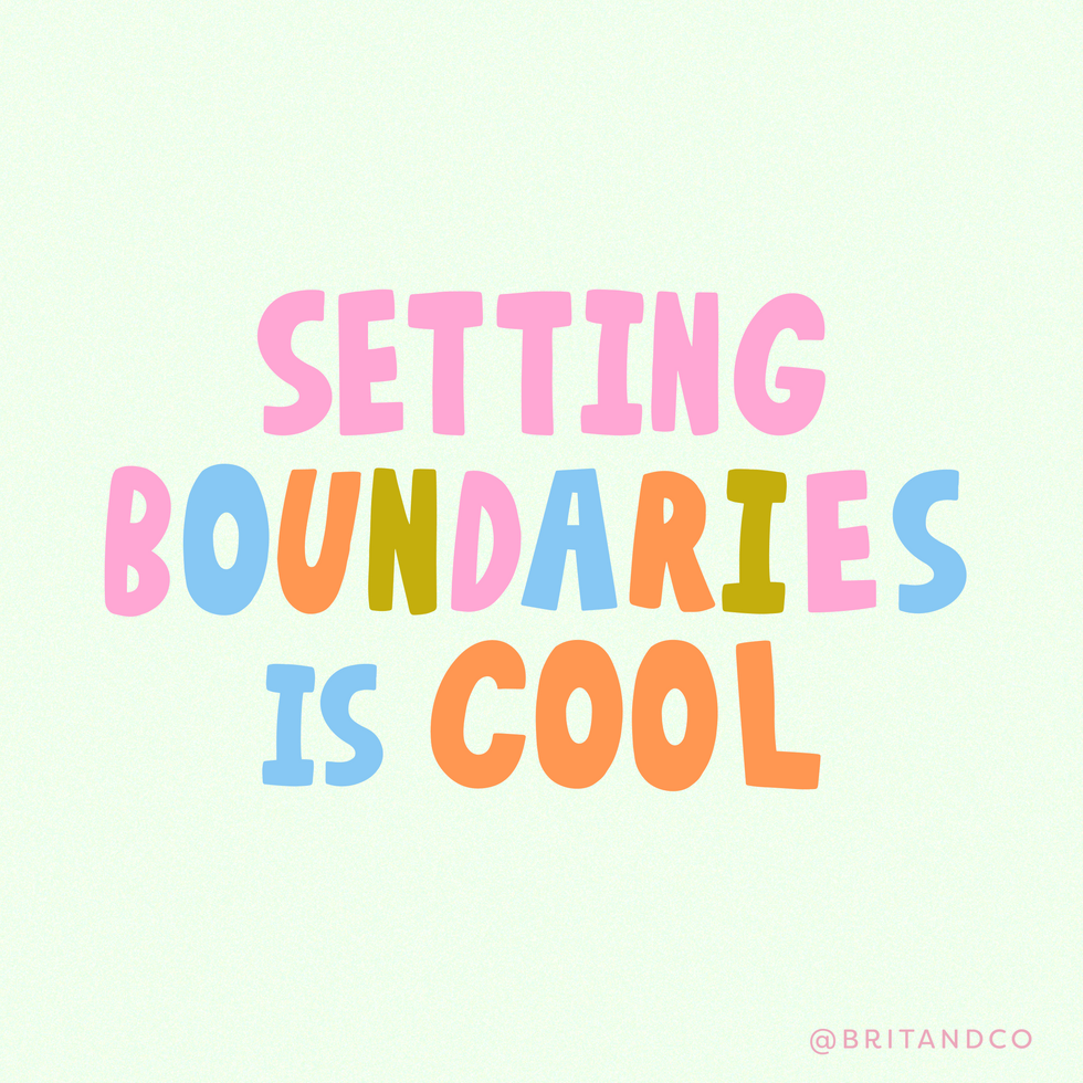 setting boundaries