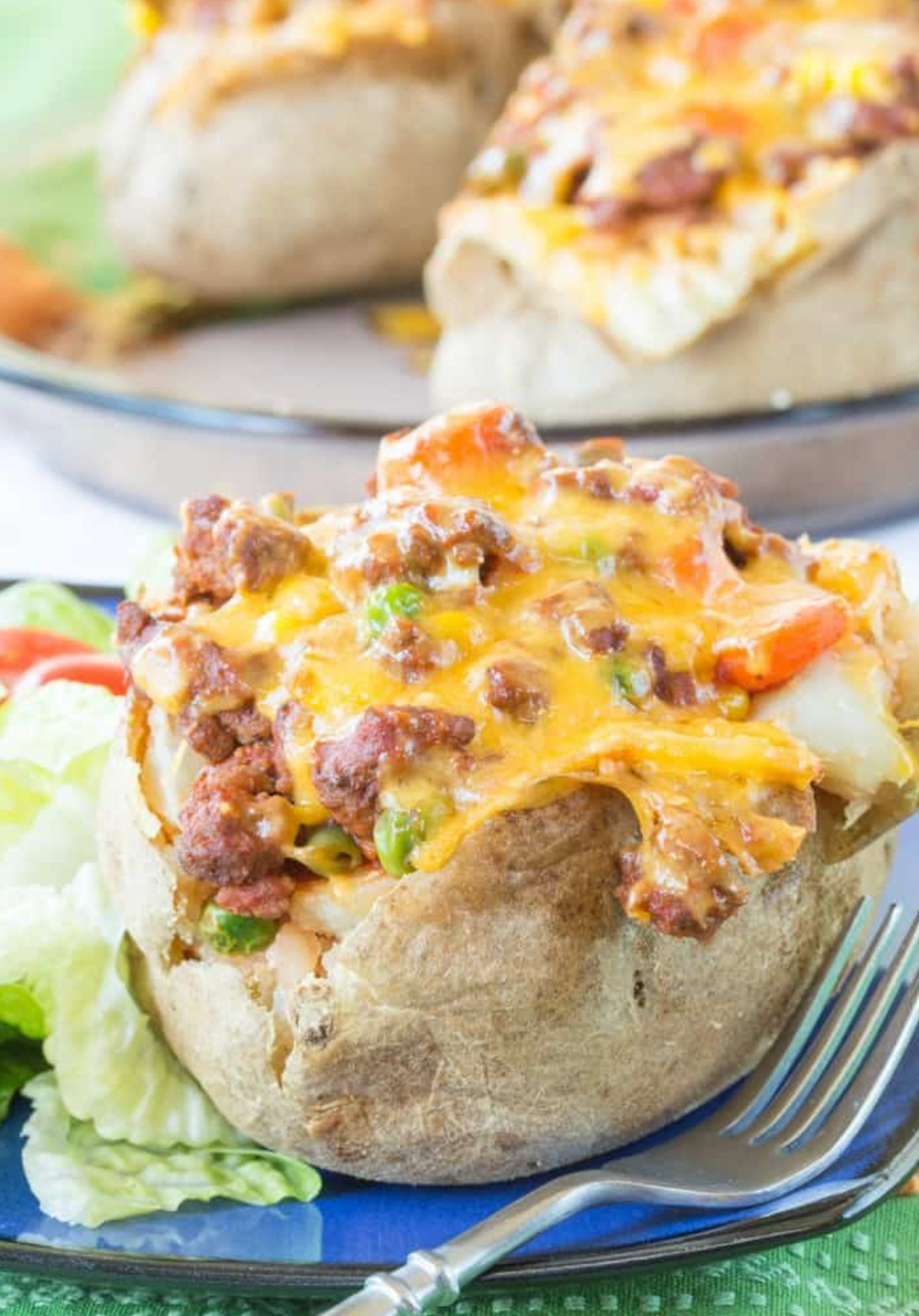 Shepherd\u2019s Pie Loaded Baked Potatoes