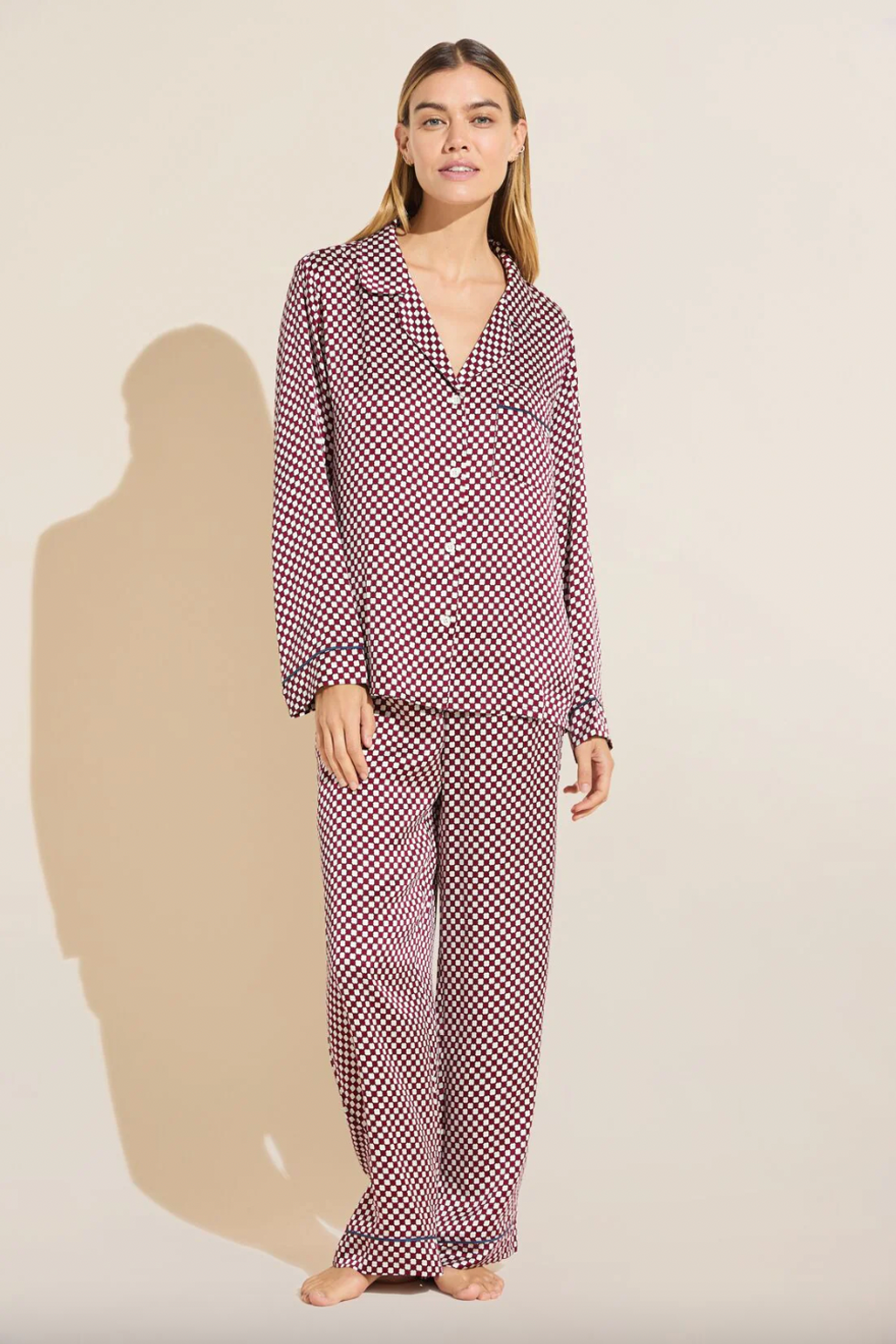 silk pajamas