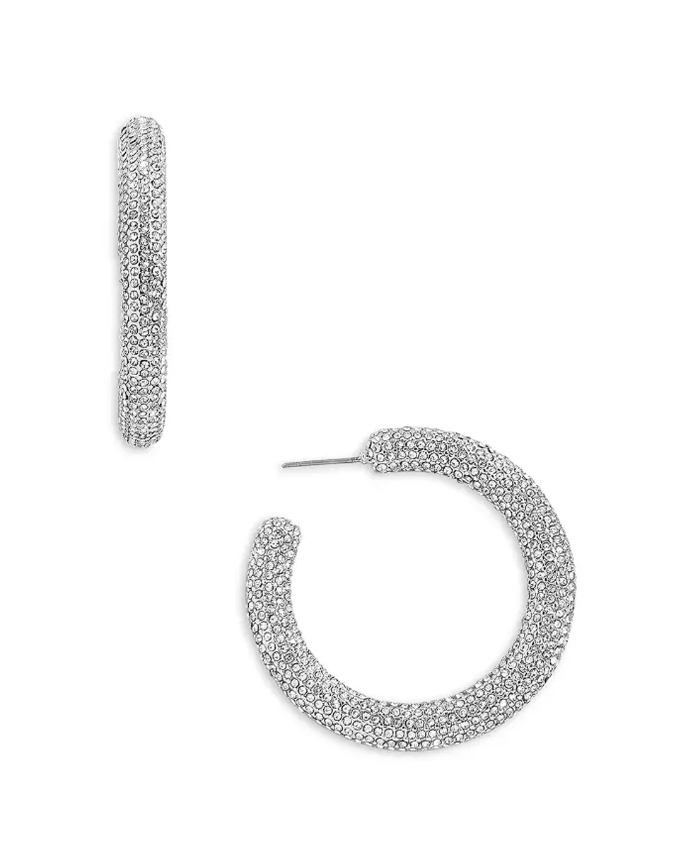 Silver Hoop Earrings