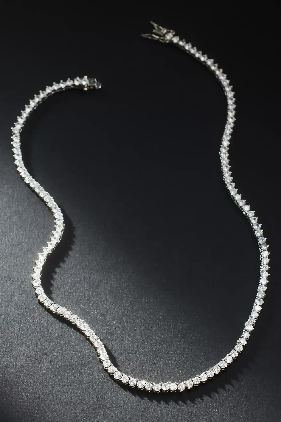 Silver Tennis Necklace