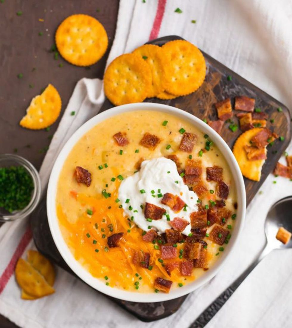 Slow-Cooker Loaded Baked Potato Soup