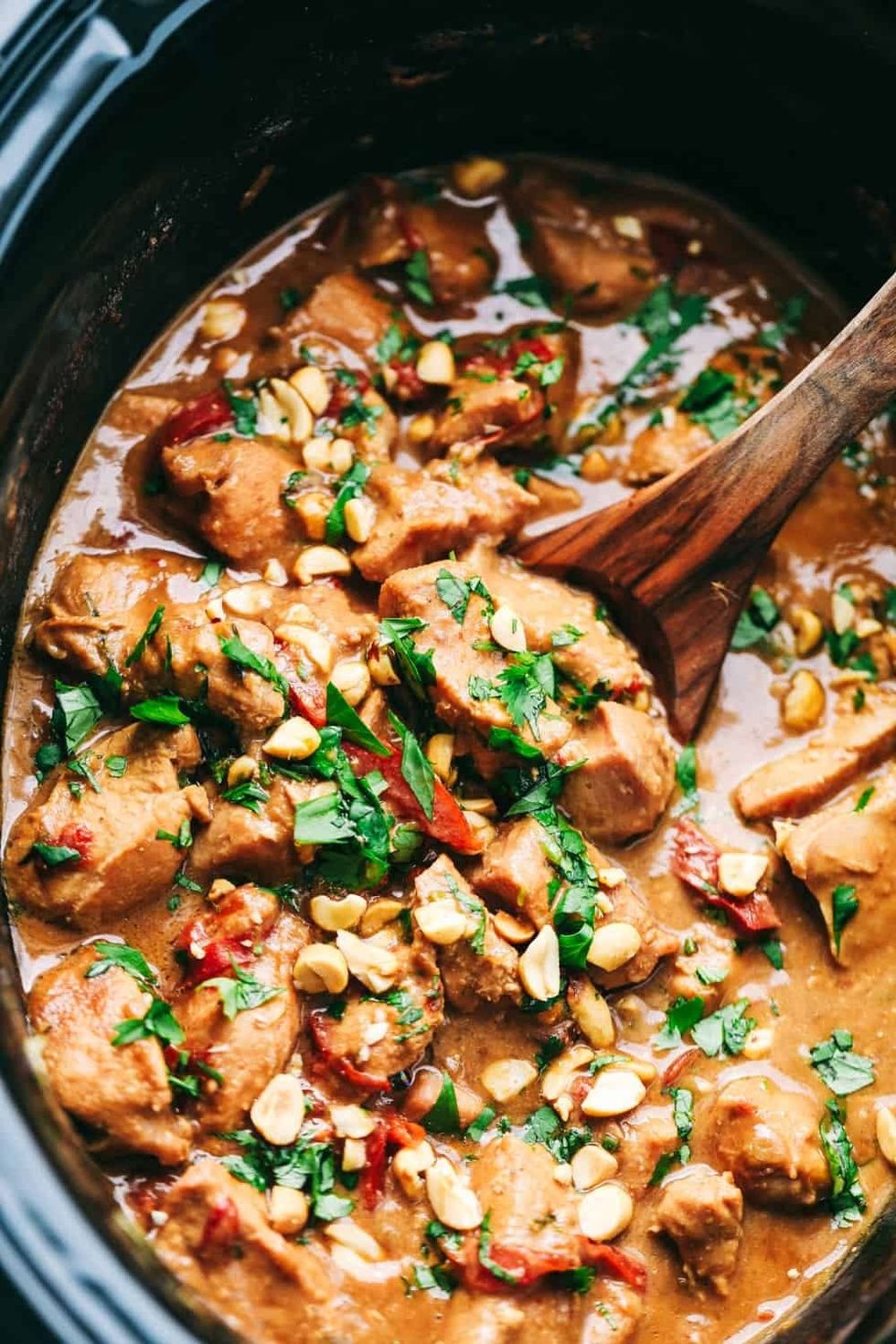 Slow-Cooker Thai Peanut Chicken