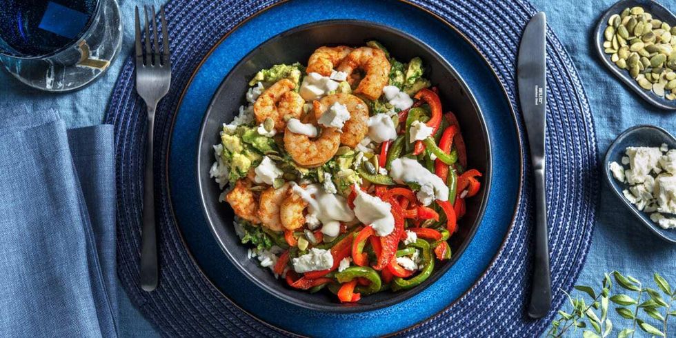 Smoky Shrimp & Avocado Chimichurri