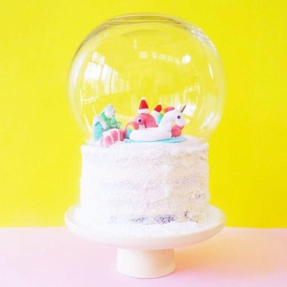 Snow Globe Cake