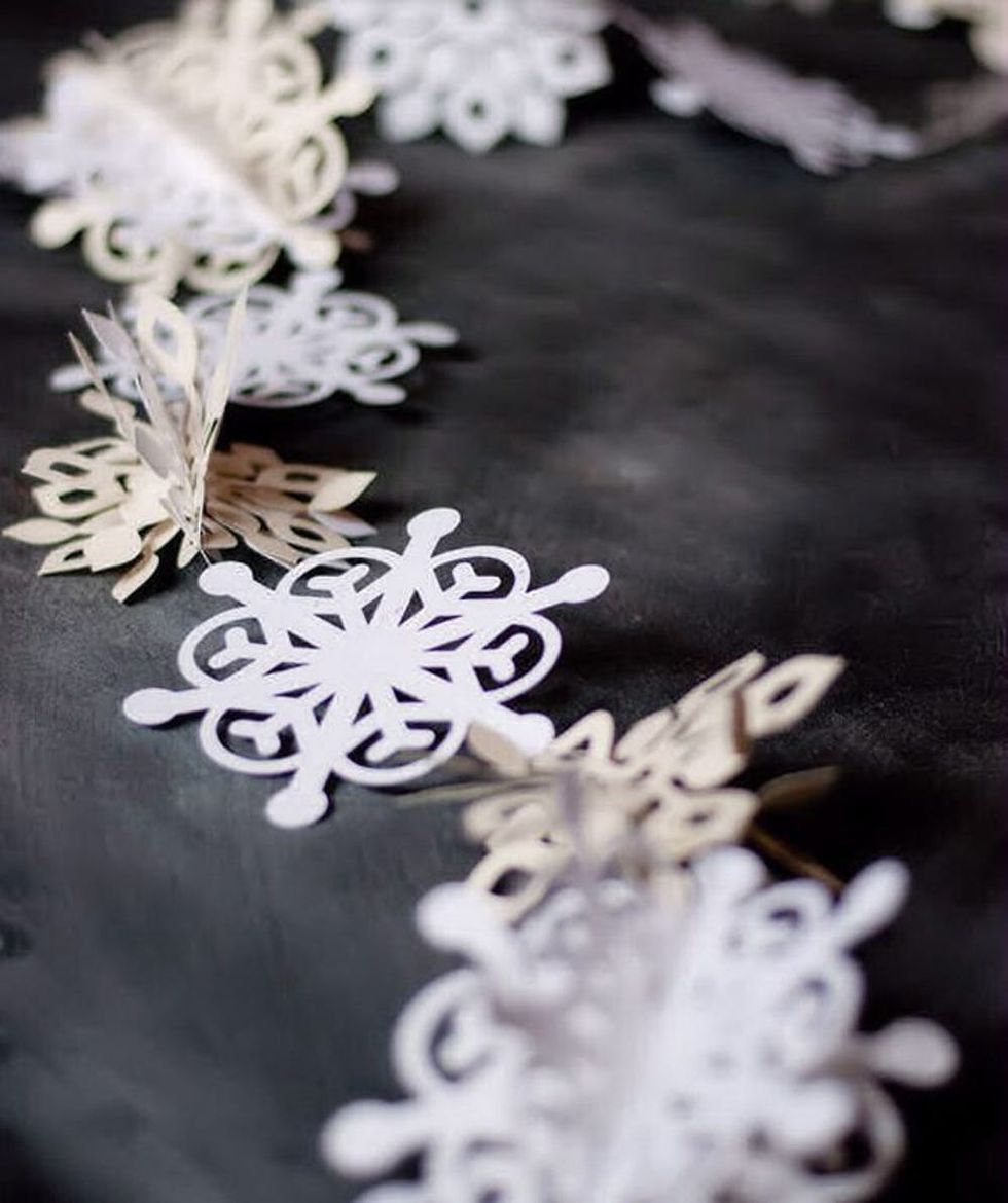 snowflake garland