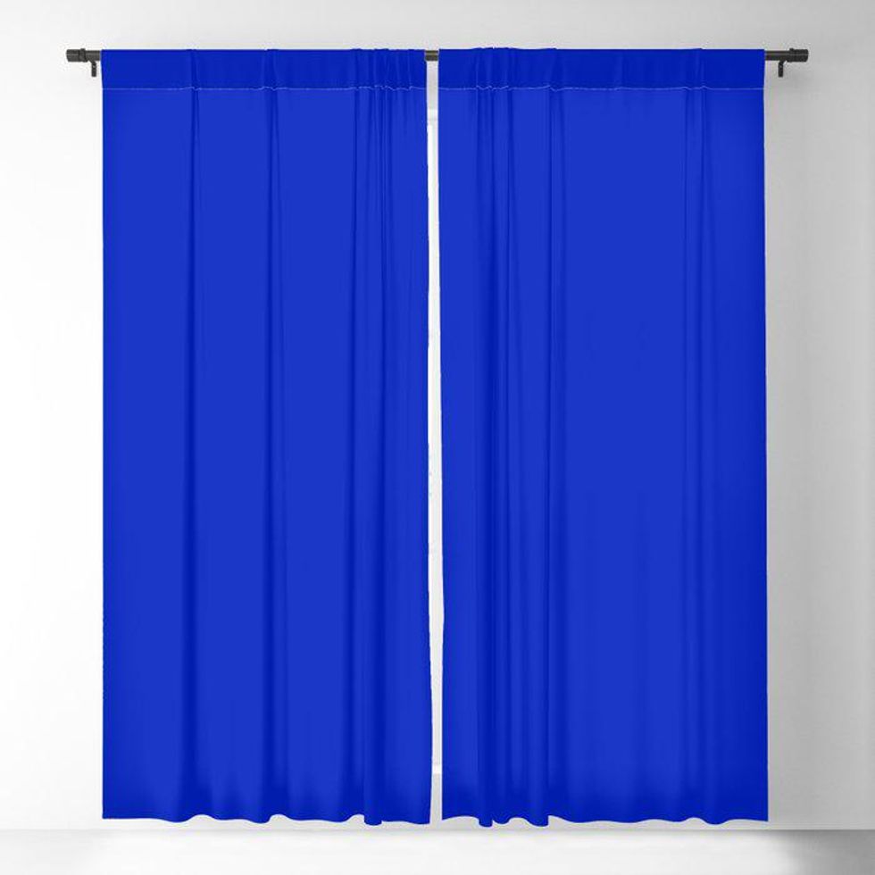 Solid Cobalt Blackout Curtain Home Decor Color Trends