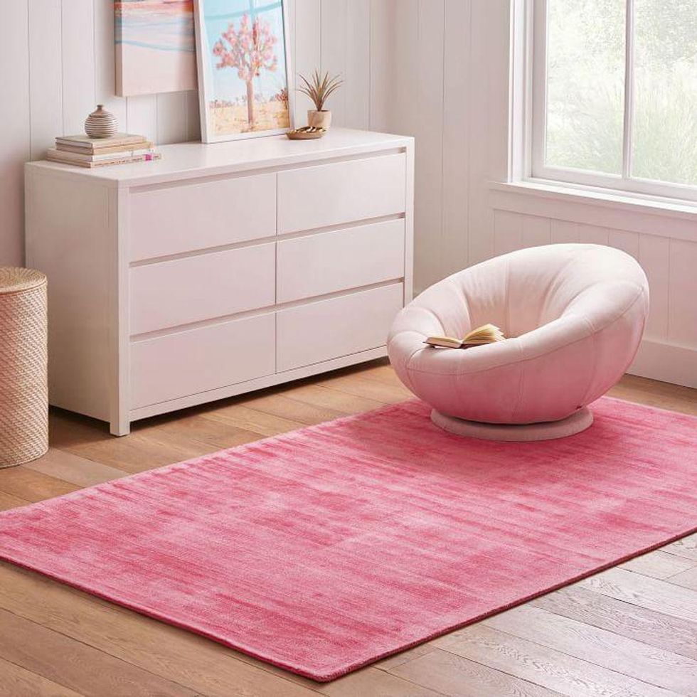 Solid Viscose Rug