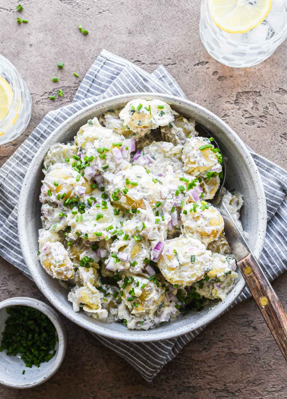 Sour Cream and Onion Potato Salad