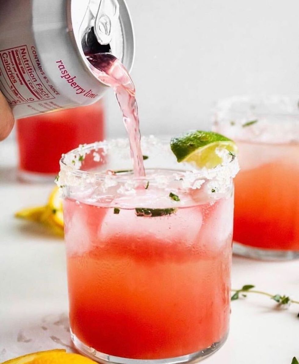 Sparkling Watermelon Thyme cocktail