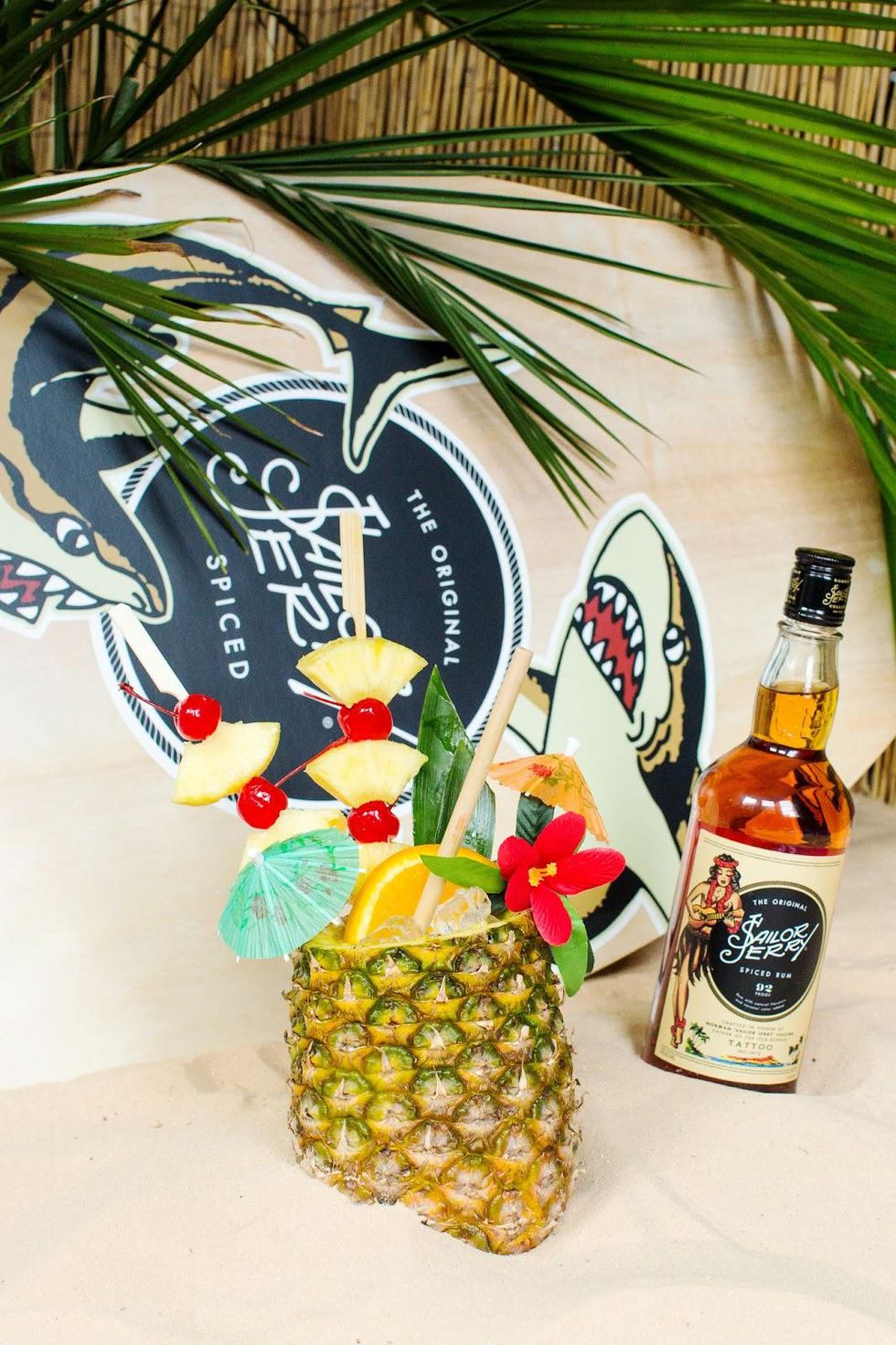 Spiced Rum Pi\u00f1a Colada