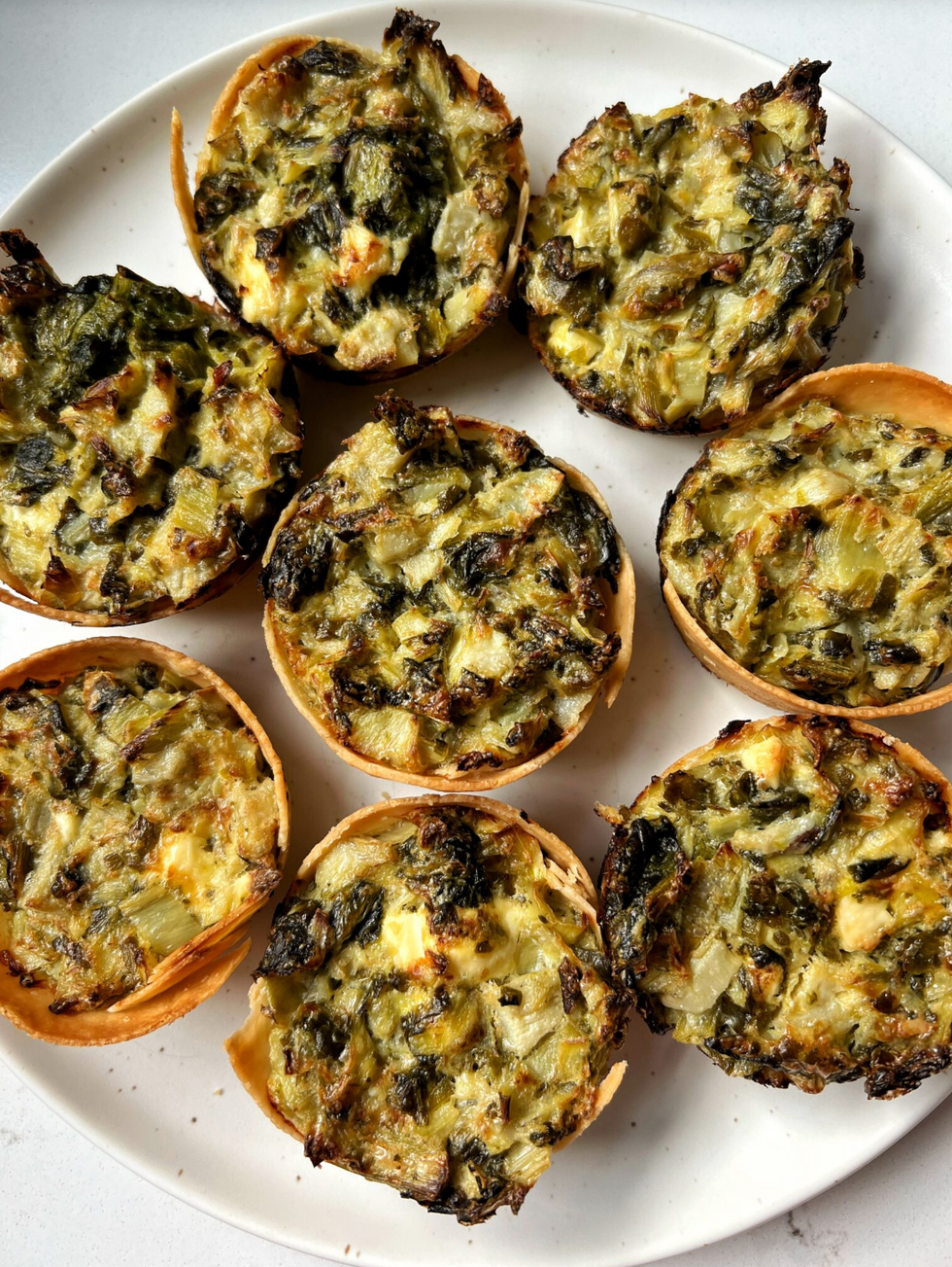 Spinach Artichoke Cups recipe