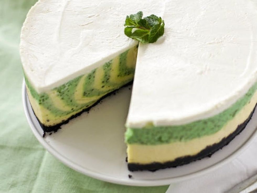 St-Patricks-Mint-CheeseCake-Recipe