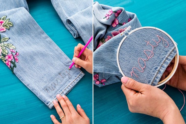 DIY Denim Embroidery – Honestly WTF