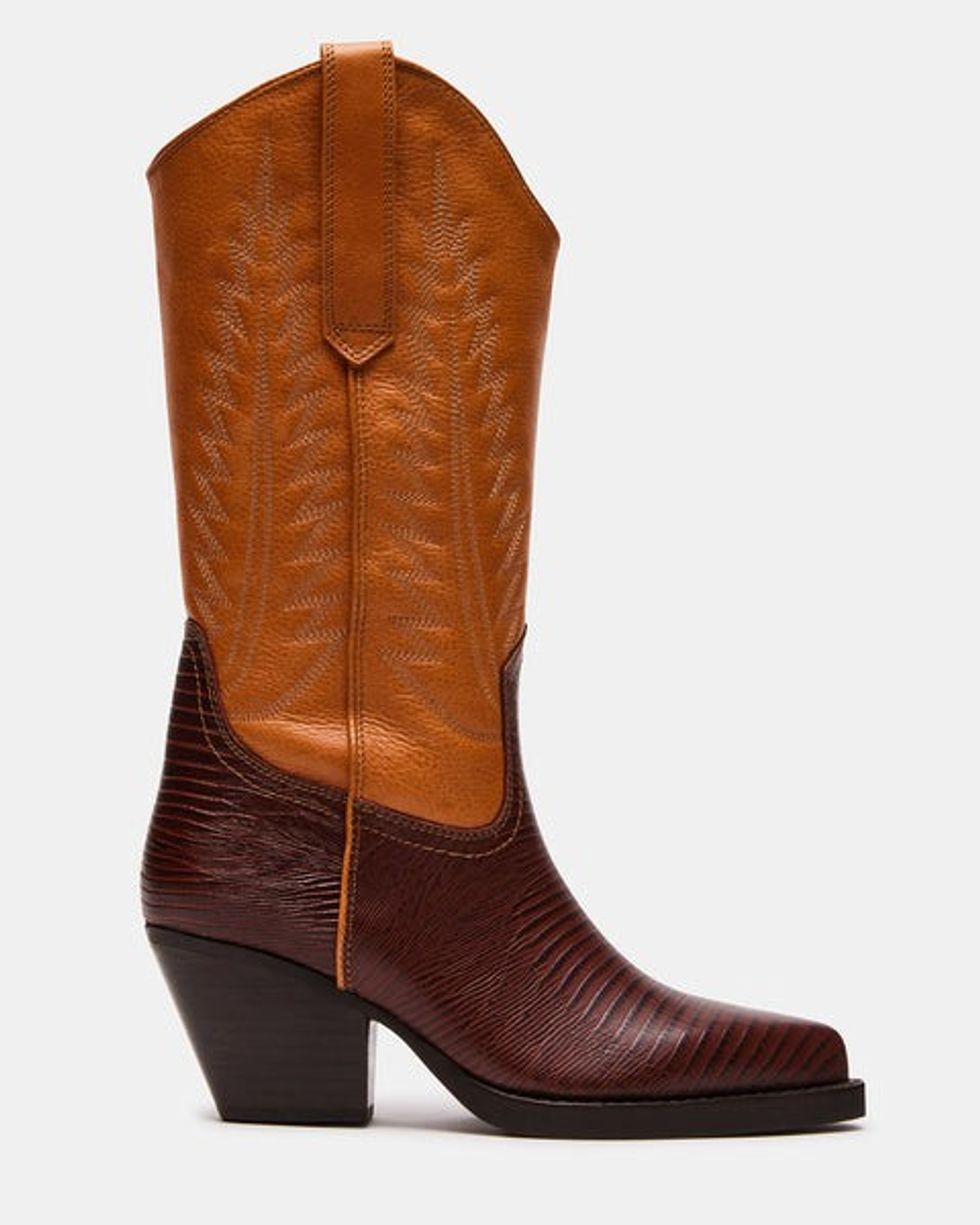 Steve Madden HUNTIN CARAMEL cowboy boot