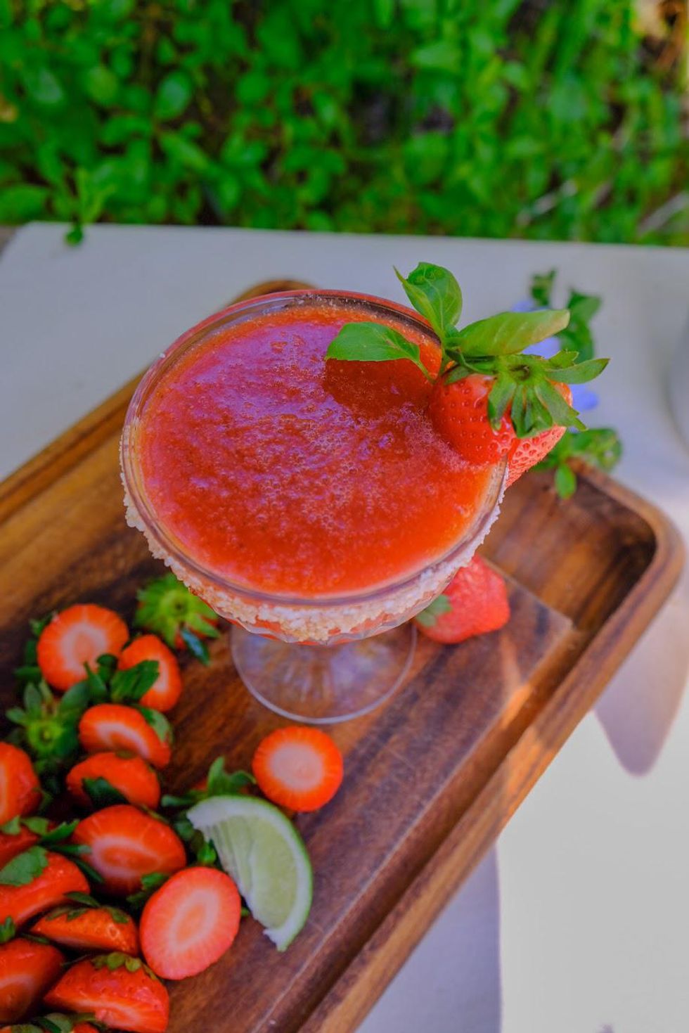 Strawberry Basil Margarita