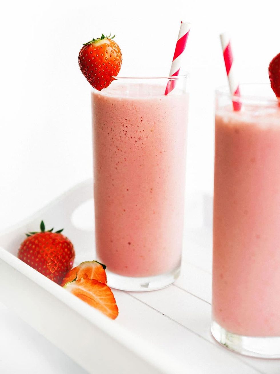 Strawberry Cottage Cheese Smoothie