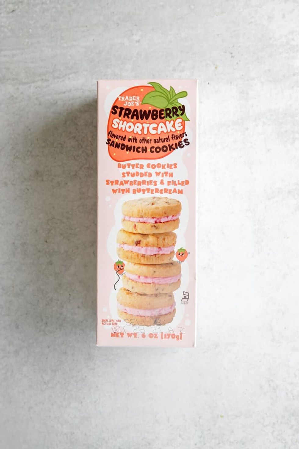 Strawberry Shortcake Sandwich Cookies