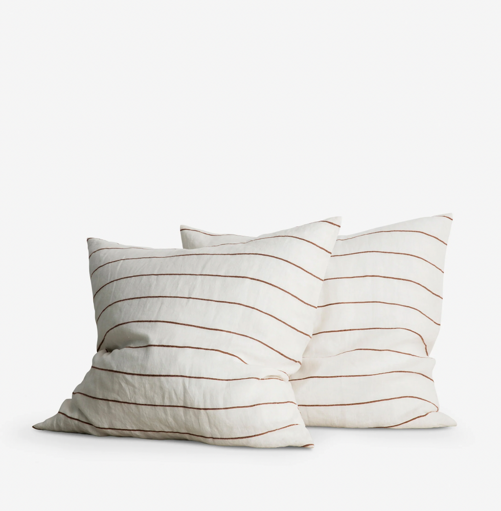 striped pillowcases