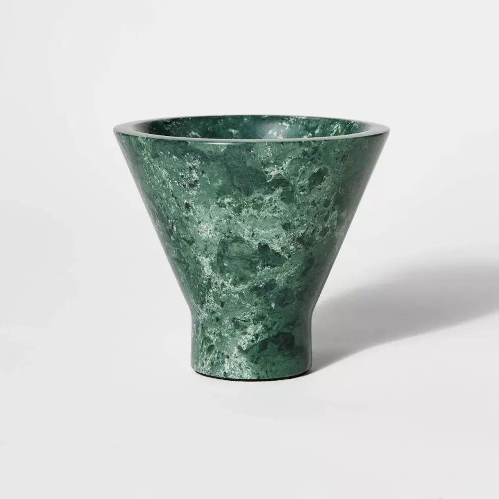 Studio McGee Marble Bowl, Green