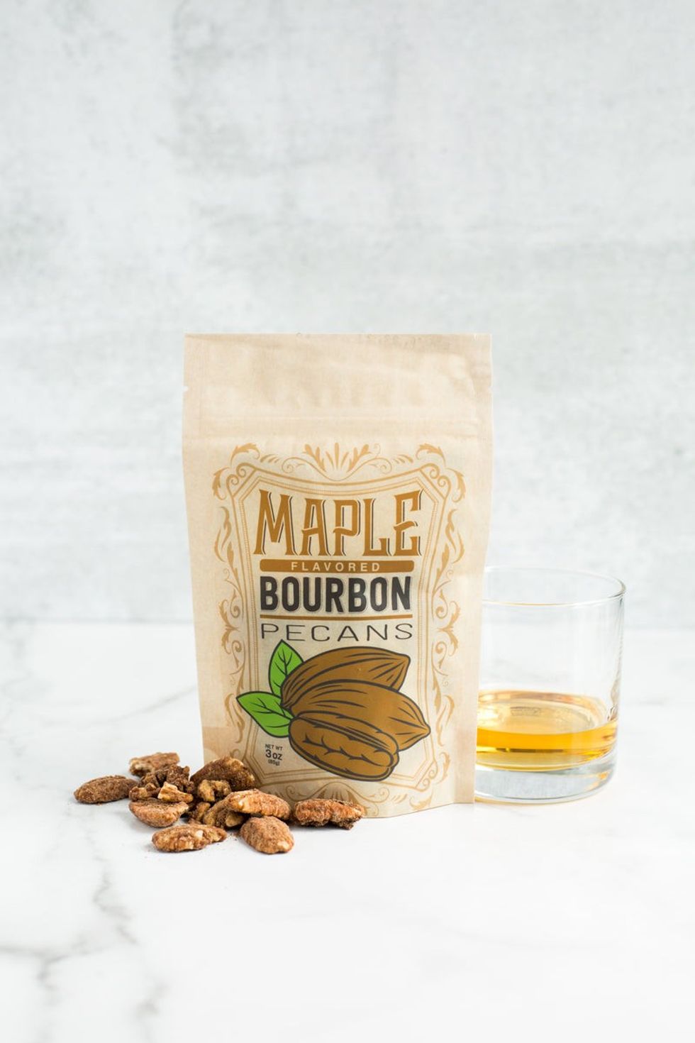 Sugar Plum Kettle-Cooked Maple & Bourbon-Infused Pecans