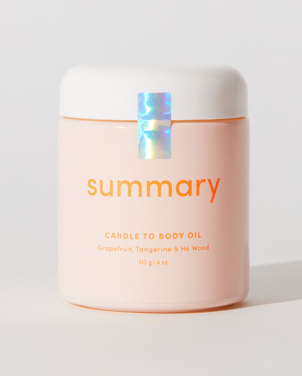 Summary Candle to Body Oil