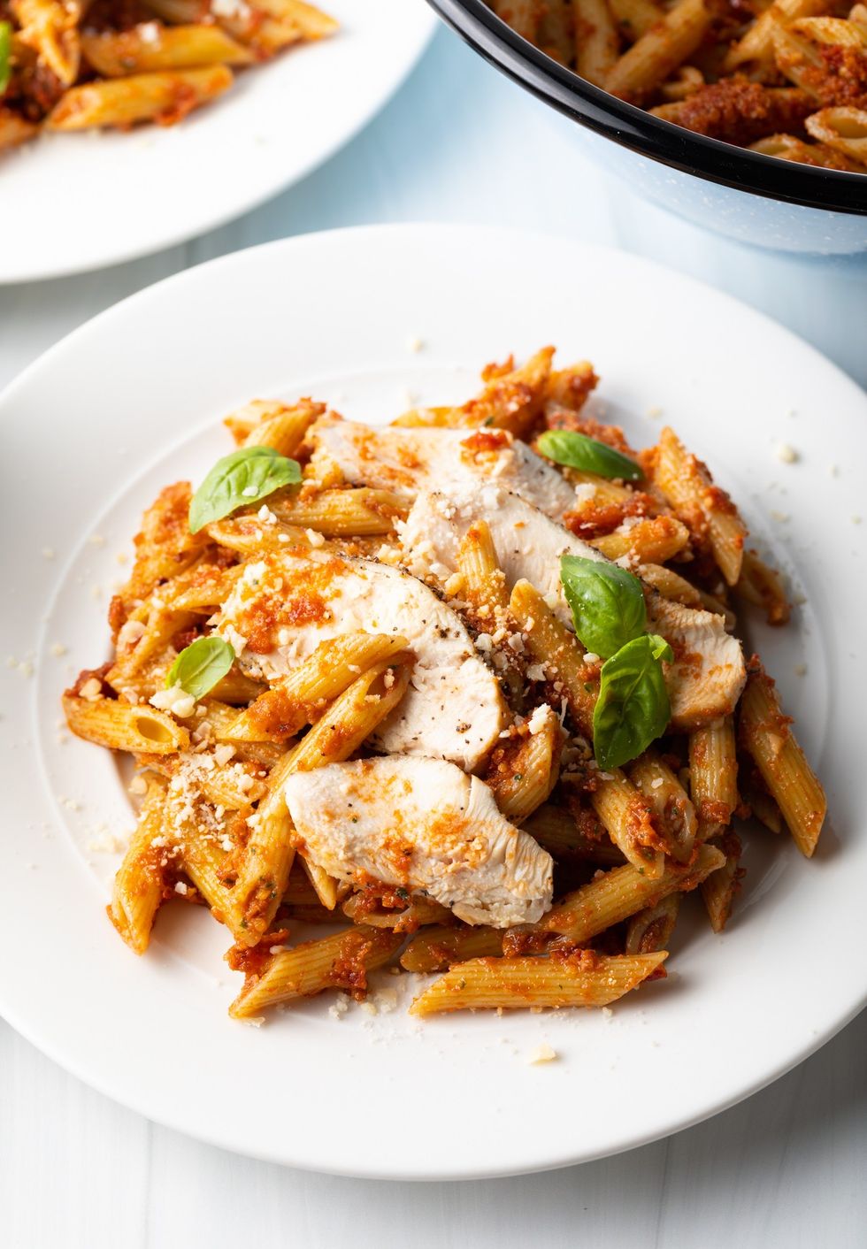 Sun Dried Tomato Pesto Pasta with Chicken