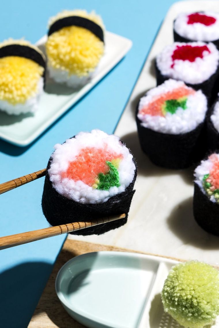 DIY Kit - Sushi Pom Pom – Pom.Mom.Co