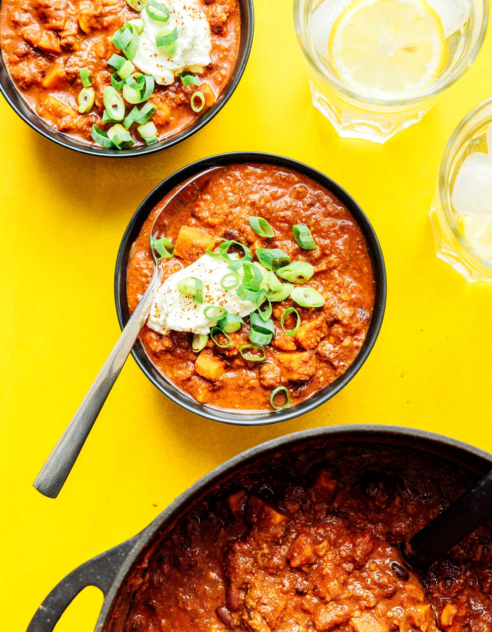 Sweet Potato and Black Bean Chili