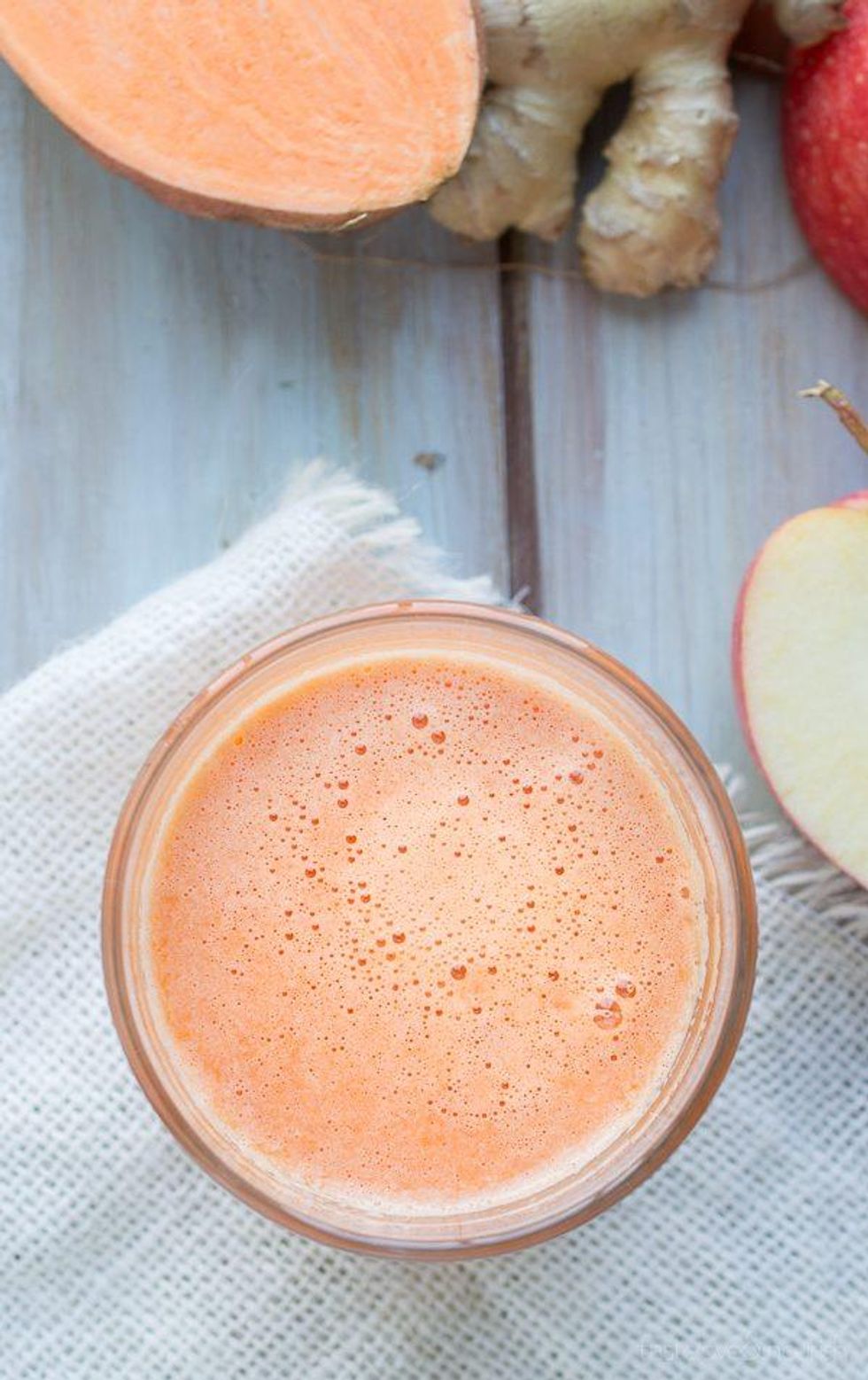 Sweet Potato Apple Ginger Juice