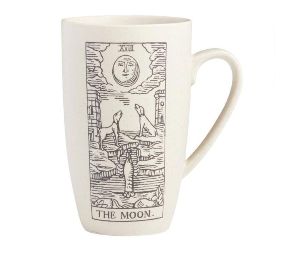 tall moon tarot card coffee mug